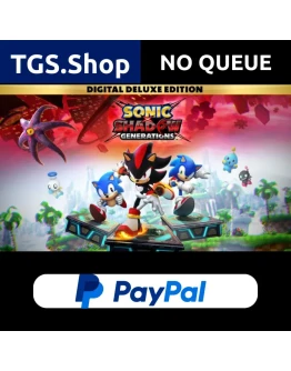 Sonic X Shadow Generations Deluxe NO QUEUE PAYPAL