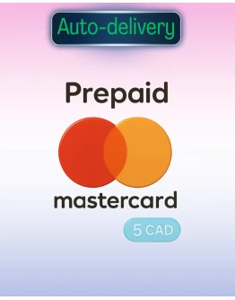 ПРЕДОПЛАЧЕННАЯ MASTERCARD 5 CAD МГНОВЕННАЯ ДОСТАВКА