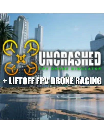 UNCRASHED: FPV DRONE SIMULATOR+LIFTOFF: FPVSTEAMPC
