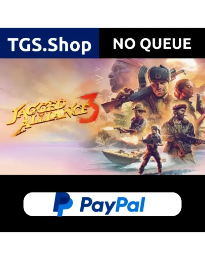 Jagged Alliance 3 Steam Offline NO QUEUE PAYPAL