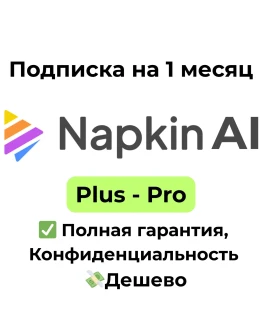 Подписка Napkin AI Plus/Pro 1 месяц