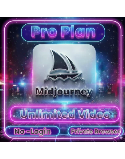 Midjourney Pro Plan Неограниченное количество видео Еже