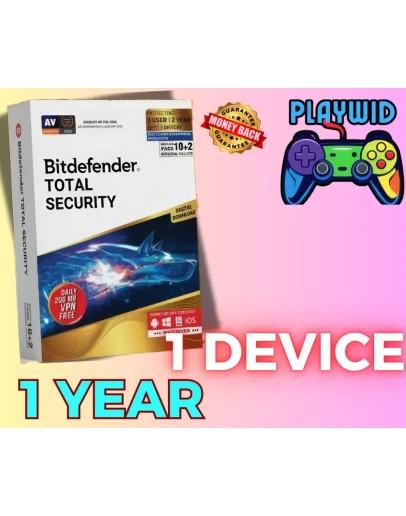 Ключ Bitdefender Total Security на 1 устройство на 1 го Ключ Bitdefender Total Security на 1 устройство на 1 го