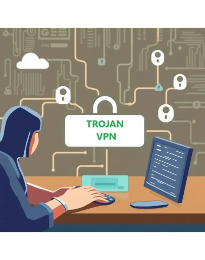 Ключ TROJAN VPN 1 месяц безлимит