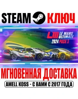 Le Mans Ultimate 2024 Pack 3 Steam Ключ РФ+Мир +Бонус