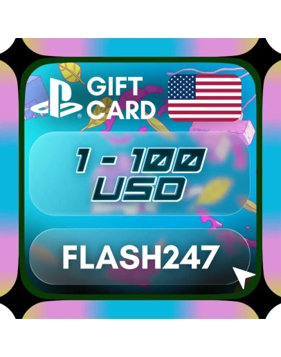 Подарочная карта PlayStation US 1100 USD АВТО 24/7