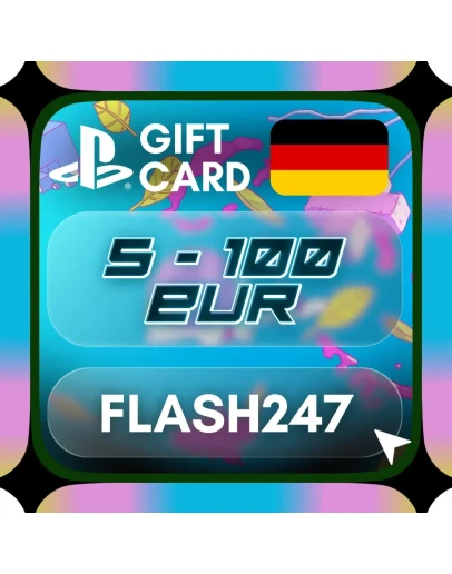 Подарочная карта PlayStation DE 5 - 100 евро АВТО