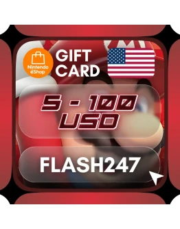 Подарочная карта Nintendo eShop (США) 5100 долларов