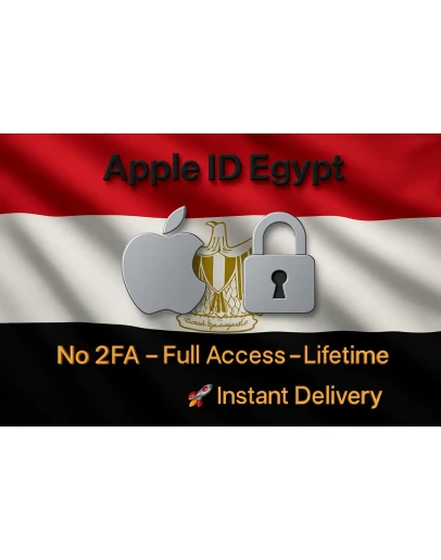Apple ID Египет Без 2FA Полный Доступ Мгновенно