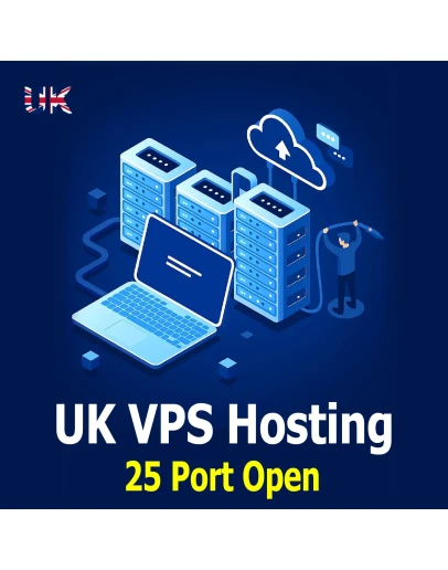 VPS-хостинг в Великобритании. открыто 25 портов.Ежемеся