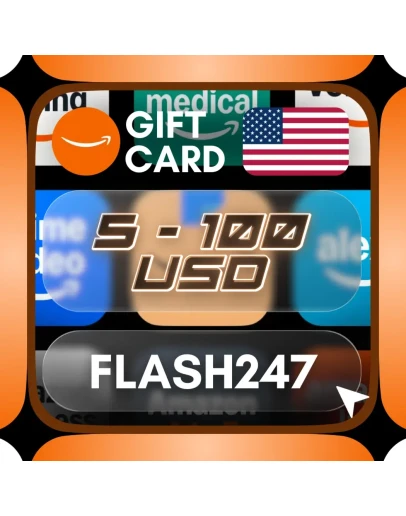 Подарочная карта Amazon США 5100 долларов США АВТО