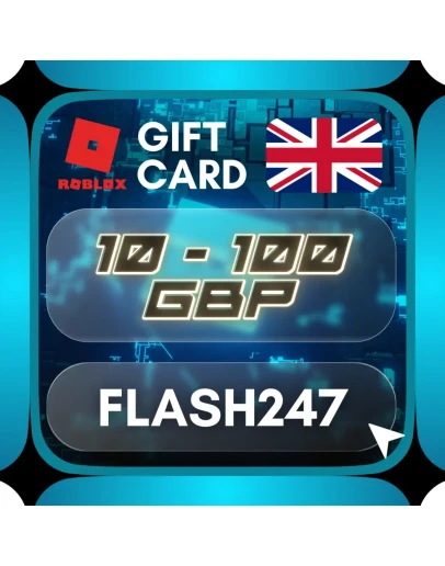 Подарочная карта Roblox UK 10100 фунтов стерлингов