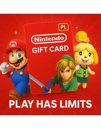 Nintendo Gift Cards 70-500 PLN PL