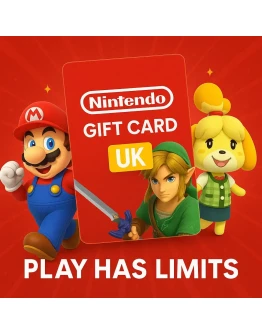 Nintendo Gift Cards 15-100 GBR UK