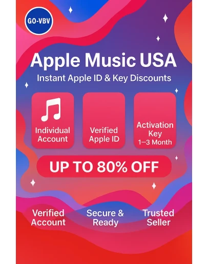 Apple Music США или ключ Apple ID США Подтверждённый