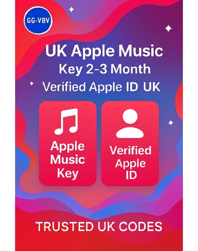 Ключ Apple Music UK 23 месПодтверждённый Apple ID