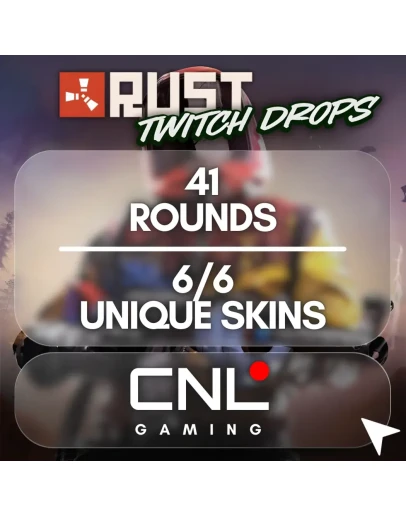 TWITCH DROPS RUST 41 УНИКАЛЬНЫЕ ОБЛИКИ РАУНДА 6/6
