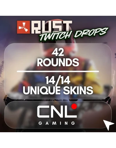 TWITCH DROPS RUST 42 УНИКАЛЬНЫХ ОБЛИКА РАУНДА 14/14
