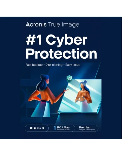 Acronis True Image Premium 1 компьютер 1 год
