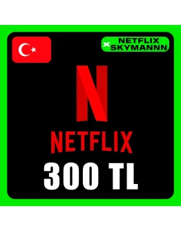 АВТО Карта пополнения Netflix 300 TL ТУРЦИЯ 24/7