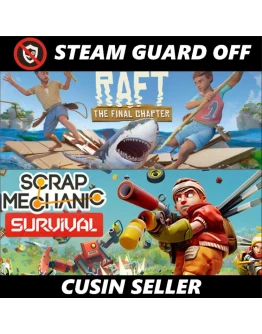 🎮 Общий аккаунт Scrap Mechanic + Raft |Без Steam Guard