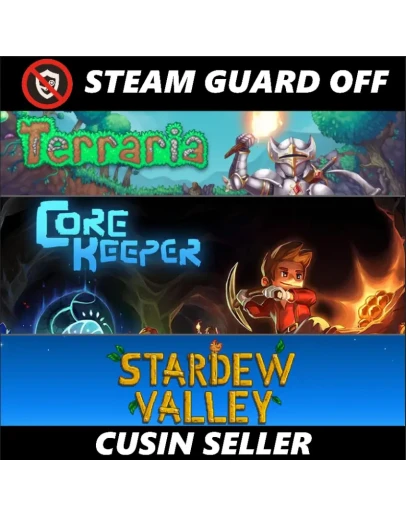 🎮Общий аккаунт Terraria + Stardew Valley + Core Keeper
