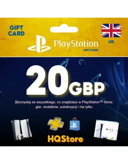 🔥 Карта PSN 20 фунтов (Великобритания) | Подарок