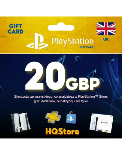 🔥 Карта PSN 20 фунтов (Великобритания) | Подарок