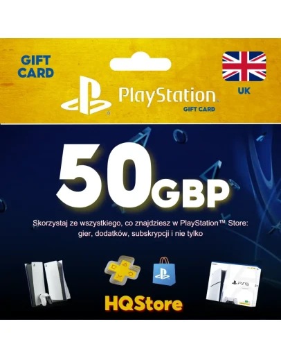 🔥 Карта PSN 50 фунтов (Великобритания) | Подарок