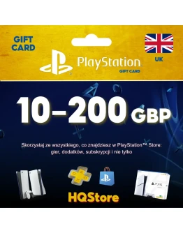 🔥 Карта PSN 10-200 фунтов (Великобритания) | Подарок