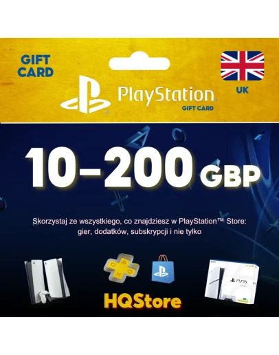 🔥 Карта PSN 10-200 фунтов (Великобритания) | Подарок