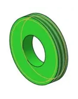 14.009 гайка - 3D модель детали