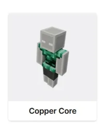 MINECRAFT Copper Core ПЛАЩ СКИН JAVA &amp BEDROCK / GLOBAL