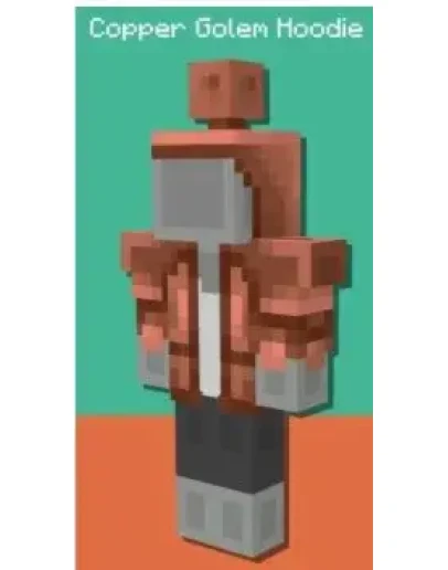 КЛЮЧ Java &amp Bedrock EditionHoodie Copper Golem