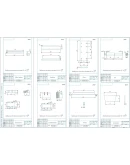 Стенд для разборки и сборки двигателей - чертеж