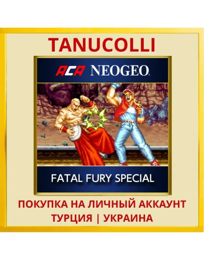ACA NEOGEO FATAL FURY SPECIAL PS4/PS5/PS Турция/Украина
