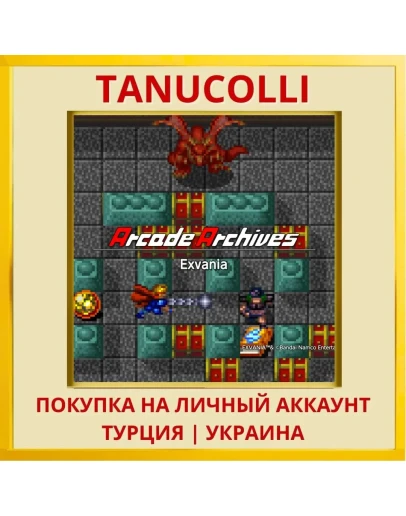 Arcade Archives Exvania PS4/PS5/PS Турция/Украина