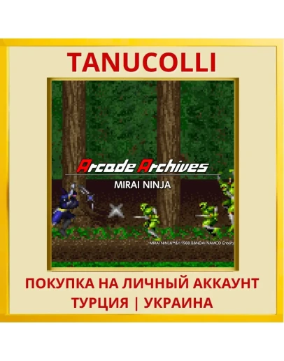 Arcade Archives MIRAI NINJA PS4/PS5/PS Турция/Украина
