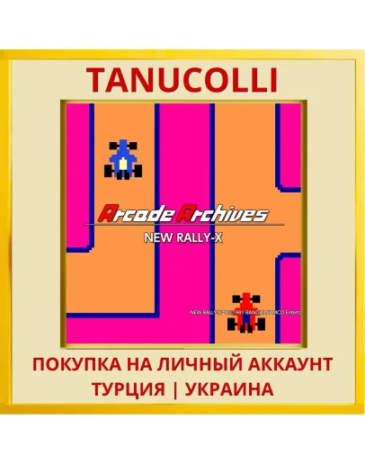 Arcade Archives NEW RALLY-X PS4/PS5/PS Турция/Украина