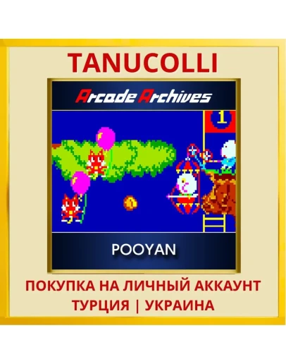 Arcade Archives POOYAN PS4/PS5/PS Турция/Украина
