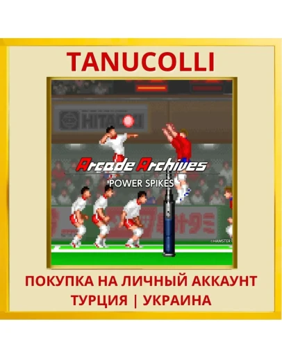 Arcade Archives POWER SPIKES PS4/PS5/PS Турция/Украина
