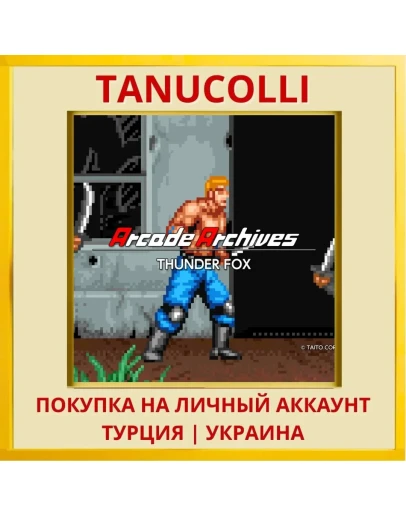 Arcade Archives THUNDER FOX PS4/PS5/PS Турция/Украина