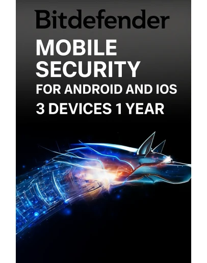 Bitdefender Mobile 3 устройства - 1 год (Android/iOS) Bitdefender Mobile 3 устройства - 1 год (Android/iOS)