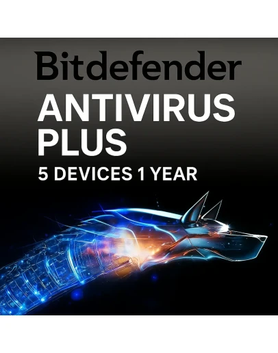 Bitdefender Antivirus Plus 5 устройств 1 год