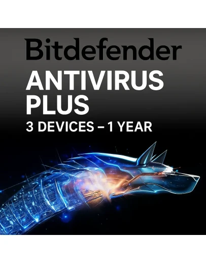 Bitdefender Antivirus Plus 3 устройства 1 год