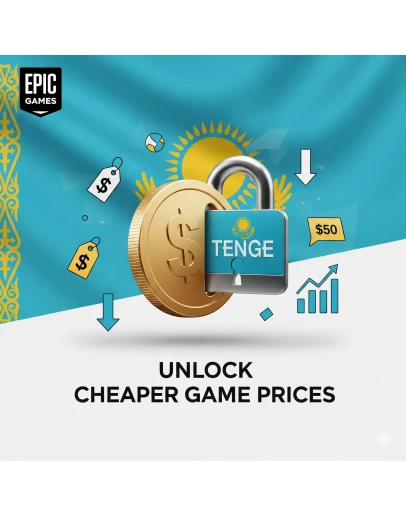 Смена региона EPIC GAMES Казахстан (быстрая)