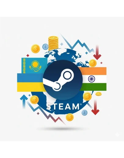 Изменить регион STEAM Казахстан/Украина/Индия (STEAM)