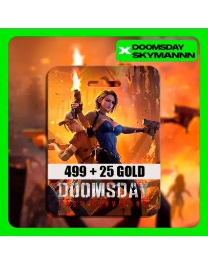 499+25 ЗОЛОТО DOOMSDAY: LAST SURVIVORS КАРТА ПОПОЛНЕНИЯ