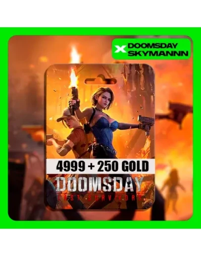 4999+250 ЗОЛОТО DOOMSDAY: LAST SURVIVORS КАРТА ПОПОЛНЕН