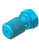 04.002 штуцер - чертеж и 3D модель детали